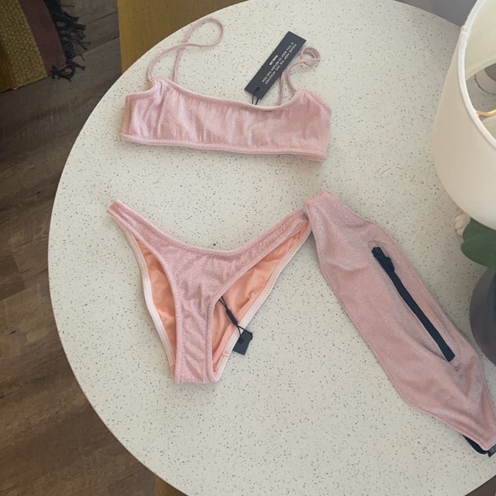 TRIANGL mica bikini set in blush